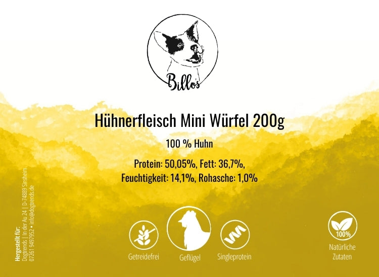 Hühnerfleisch MINI Würfel 200g