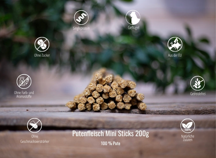 Putenfleisch MINI Sticks 200g