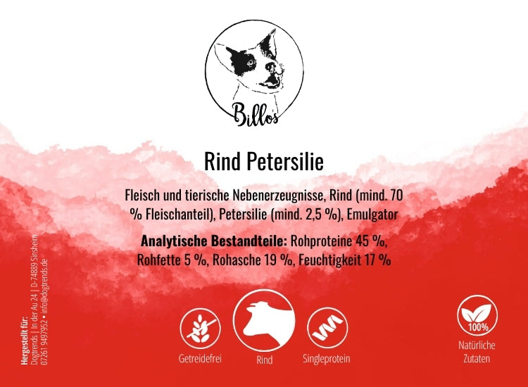 Belohnungshappen Rind mit Petersilie