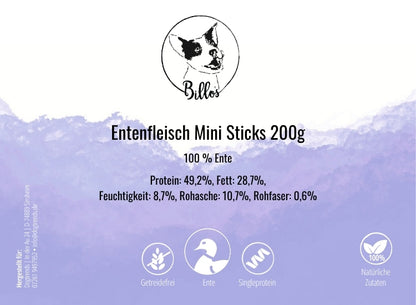 Entenfleisch Mini Sticks 200g