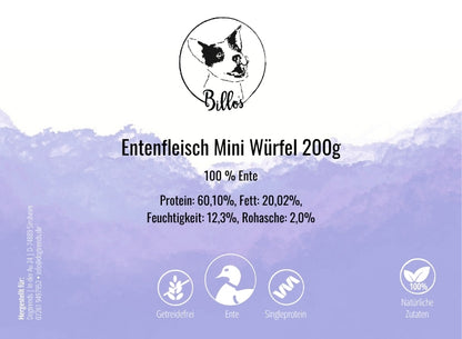 Entenfleisch MINI Würfel 200g