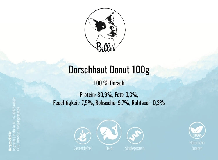 Dorschhaut Donut 100g