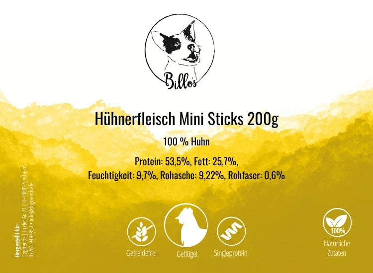 Hühnerfleisch Mini Sticks 200g