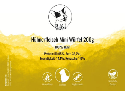 Hühnerfleisch MINI Würfel 200g