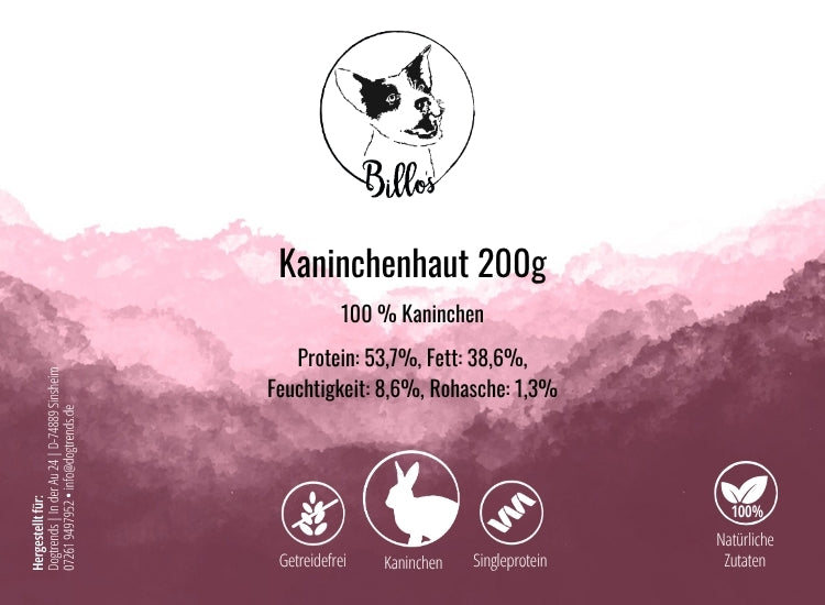 Kaninchenhaut 200g