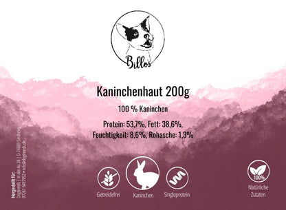 Kaninchenhaut 200g
