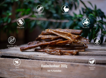 Kaninchenhaut 200g