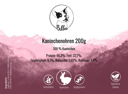 Kaninchenohren 200g