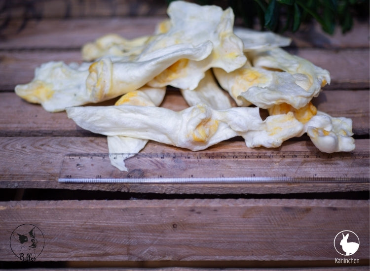 Kaninchenohren weiß, 100g