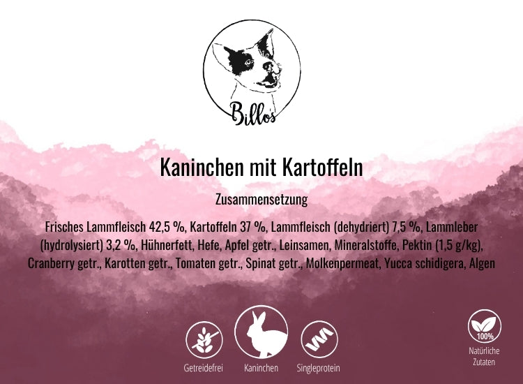 Kaninchen mit Kartoffeln