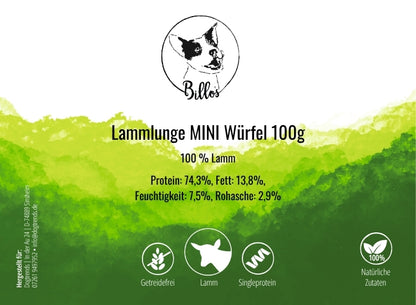 Lammlunge MINI Würfel 100g