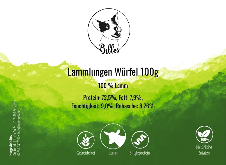 Lammlungen Würfel 100g