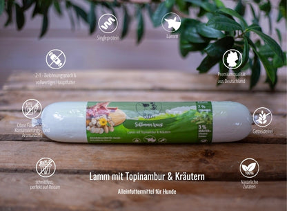 Schlemmerwurst Lamm mit Topinambur & Kräutern