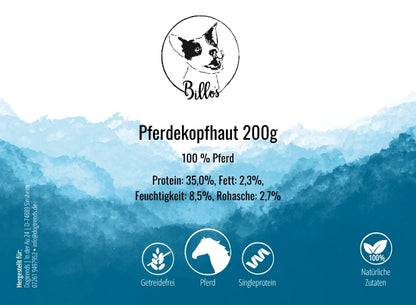 Pferdekopfhaut 200g