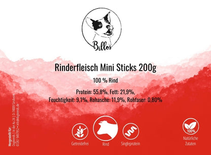 Rindfleisch Mini Sticks 200g