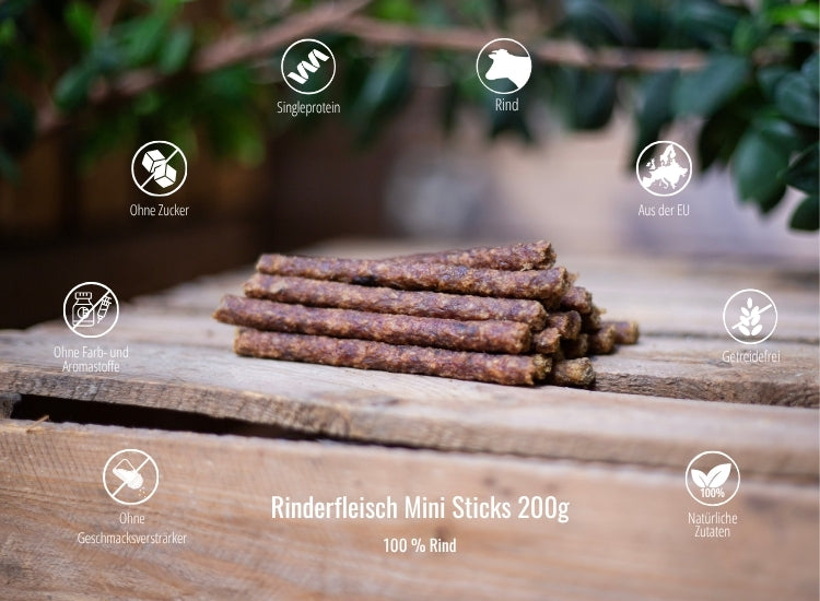 Rindfleisch Mini Sticks 200g