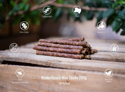 Rindfleisch Mini Sticks 200g