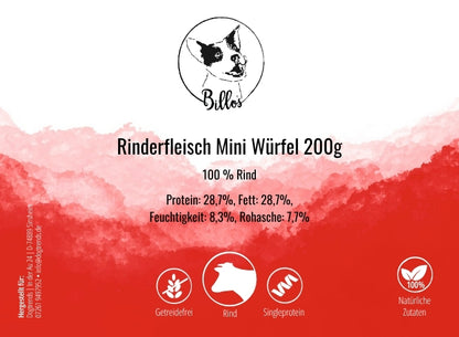 Rindfleisch Mini Würfel 200g