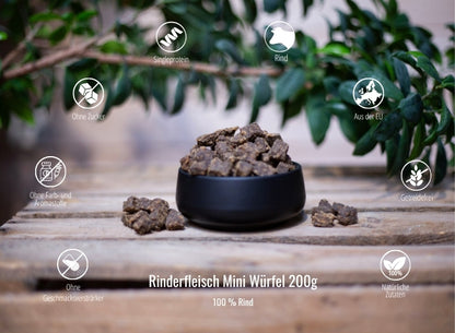 Rindfleisch Mini Würfel 200g
