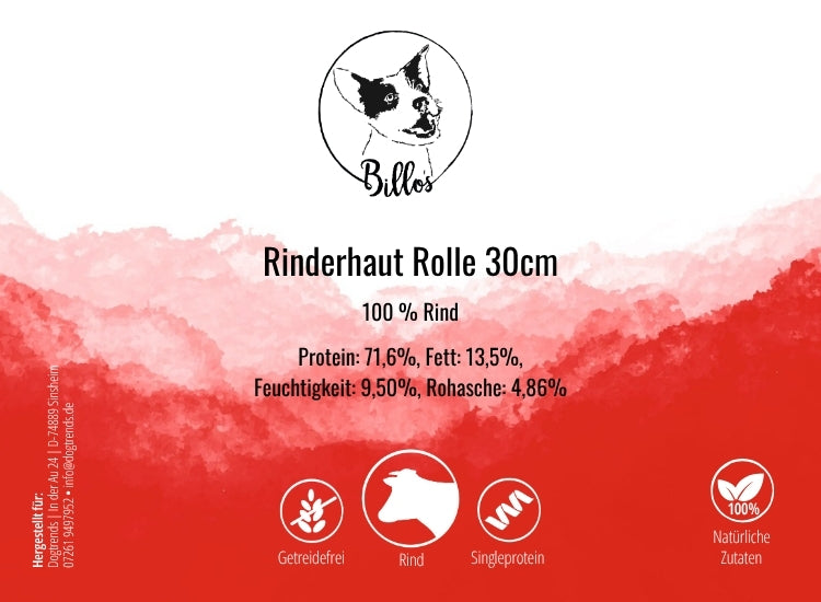 Rinderhaut Rolle 30 cm