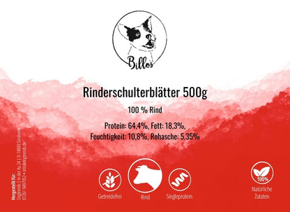 Rinderschulterblätter 500g