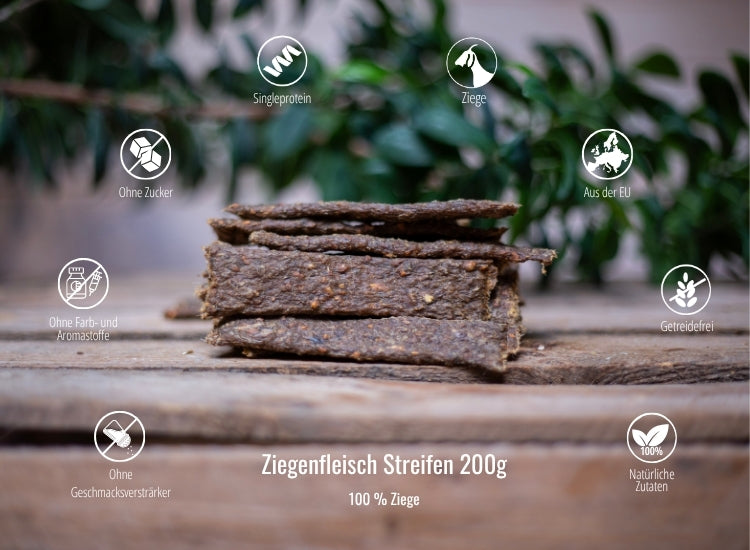 Ziegenfleisch Streifen 200g