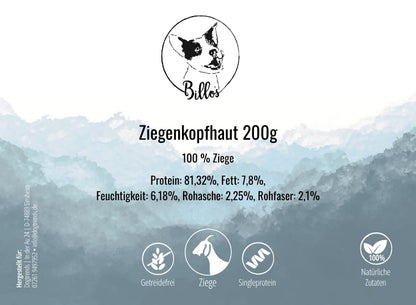 Ziegenkopfhaut 200g